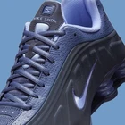 Nike Shox R4 Obsidian Blue Reflective Shoes Mens Size US 13 Casual Sneakers New