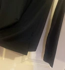 Sudadera deportiva Nike para mujer, color negro, con cremallera de un cuarto, tecnología DRI-FIT, protección UV, talla M, nueva, CW7267-017, $65