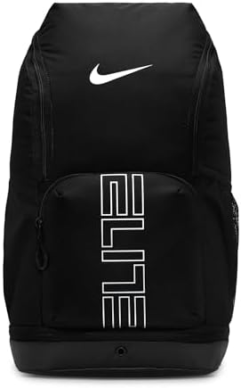 Nike  Unisex  Varsity Elite Backpack  32L   Black/Black/Metallic Silver  One Size