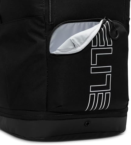 Nike  Unisex  Varsity Elite Backpack  32L   Black/Black/Metallic Silver  One Size