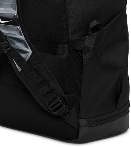 Nike  Unisex  Varsity Elite Backpack  32L   Black/Black/Metallic Silver  One Size