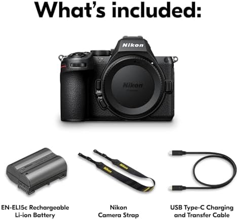 Nikon Z5 II   Full Frame mirrorless Stills/Video Camera   USA Model  Black