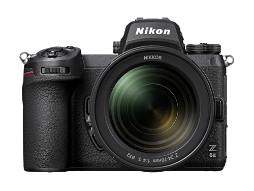 Nikon Z 6II con lente de zoom | Versátil cámara híbrida de fotograma completo sin espejo/video con lente f/4 de 0.945-2.756 in | Modelo Nikon USA