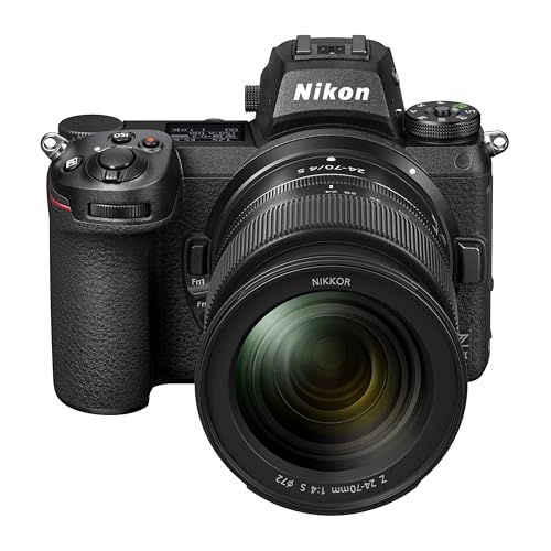 Nikon Z 6II con lente de zoom | Versátil cámara híbrida de fotograma completo sin espejo/video con lente f/4 de 0.945-2.756 in | Modelo Nikon USA