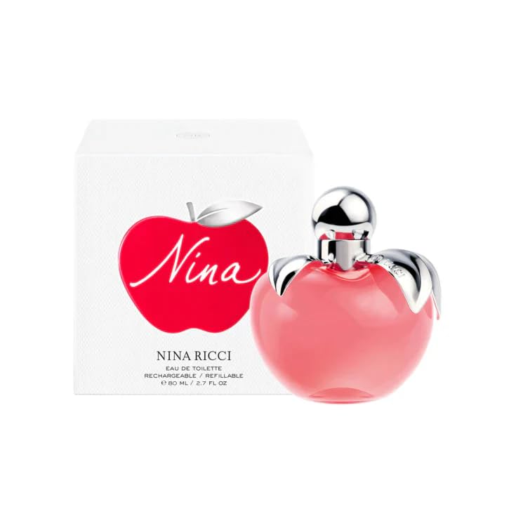 Nina Ricci Nina Eau de Toilette Refillable Spray for Women  2 7 Ounce