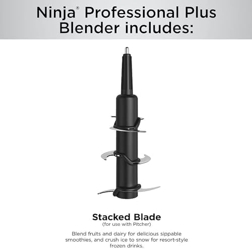 Ninja BN751 Professional Plus DUO Blender  1400 Peak Watts  3 Auto IQ Programs for Smoothies  Frozen Drinks & Nutrient Extractions  72 oz  Total Crushing Pitcher &  2  24 oz  To Go Cups  Black