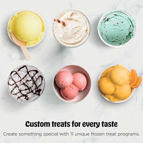 Ninja CREAMi Deluxe Ice Cream Maker   11 in 1 Create Frozen Desserts  Sorbet  Milkshakes  Yogurt & More   Includes 2 Dishwasher Safe XL 24 Oz  Tubs with storage lids   Blue   NC501ND