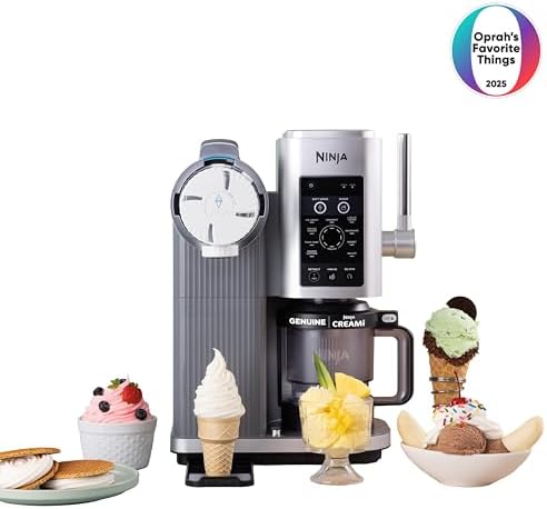 Ninja CREAMi Scoop & Swirl Ice Cream Maker  Soft Serve Desserts  Sorbet  Milkshakes  Frozen Yogurt and More  13 in 1 Programs  Includes Handle and Two 16 oz 2 in 1 Pints  NC701