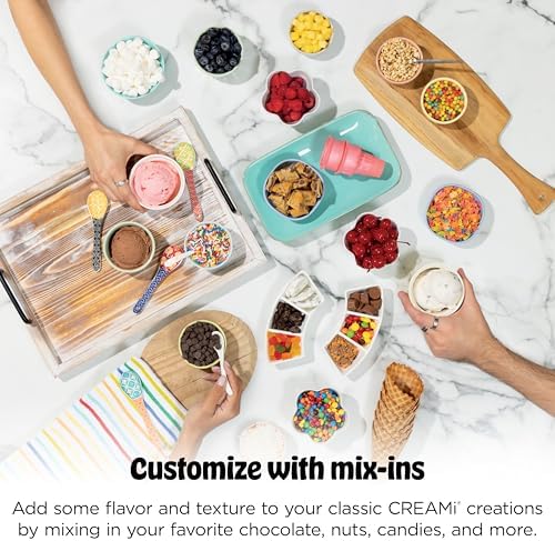 Ninja CREAMi Scoop & Swirl Ice Cream Maker  Soft Serve Desserts  Sorbet  Milkshakes  Frozen Yogurt and More  13 in 1 Programs  Includes Handle and Two 16 oz 2 in 1 Pints  NC701