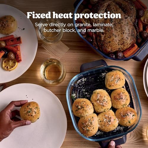 Ninja Crispi Pro 6 in 1 Glass Air Fryer   450 F  Nontoxic  6qt & 2 5qt Containers & Lids   Microwave  Freezer  Dishwasher Safe   Max Crisp  Air Fry  Bake  Roast  Recrisp  Dehydrate   Amber  AS101OR