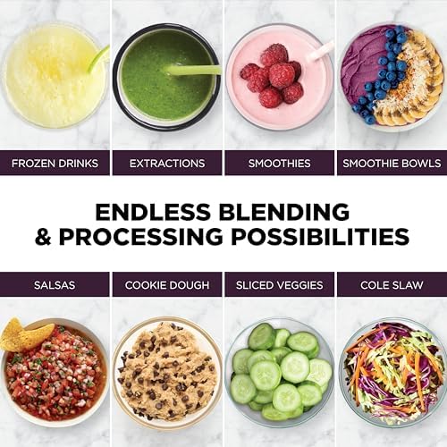 Ninja Kitchen System   All in One Food Processor & Blender   8 Cup Bowl &  1  24 oz  To Go Cup BlendSense Tech   For Smoothies  Cookie Dough  Salsas  Cole Slaw & More   1800 Peak Watt   Black   TB401