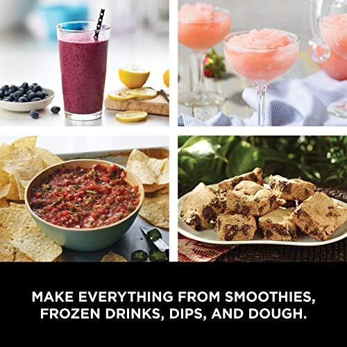 Ninja Mega Kitchen System  1500W  72 oz  Full Size Blender & 8 Cup Food Processor with  2  16 oz  To Go Cups  Total Crushing Technology   Smoothies  Ice Crushing  Purees  Dough & More  Black  BL770