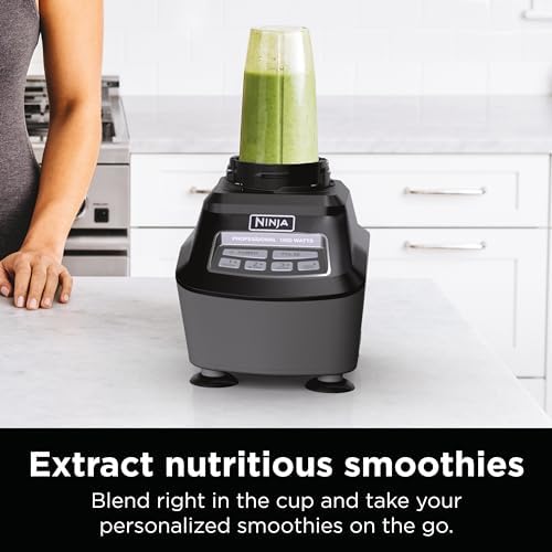 Ninja Mega Kitchen System  1500W  72 oz  Full Size Blender & 8 Cup Food Processor with  2  16 oz  To Go Cups  Total Crushing Technology   Smoothies  Ice Crushing  Purees  Dough & More  Black  BL770