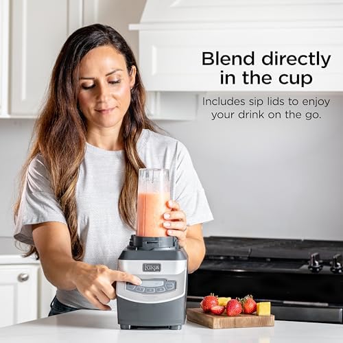 Ninja Mega Kitchen System  1500W  72 oz  Full Size Blender & 8 Cup Food Processor with  2  16 oz  To Go Cups  Total Crushing Technology   Smoothies  Ice Crushing  Purees  Dough & More  Black  BL770