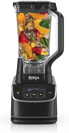 Ninja Professional Blender   Smoothie Blending  Drink Mixer  Grinder  Ice Crusher  Frozen Fruit Blending   1000W Power  Total Crushing Technology  XL 72 oz  Pitcher   Black & Grey   BL610
