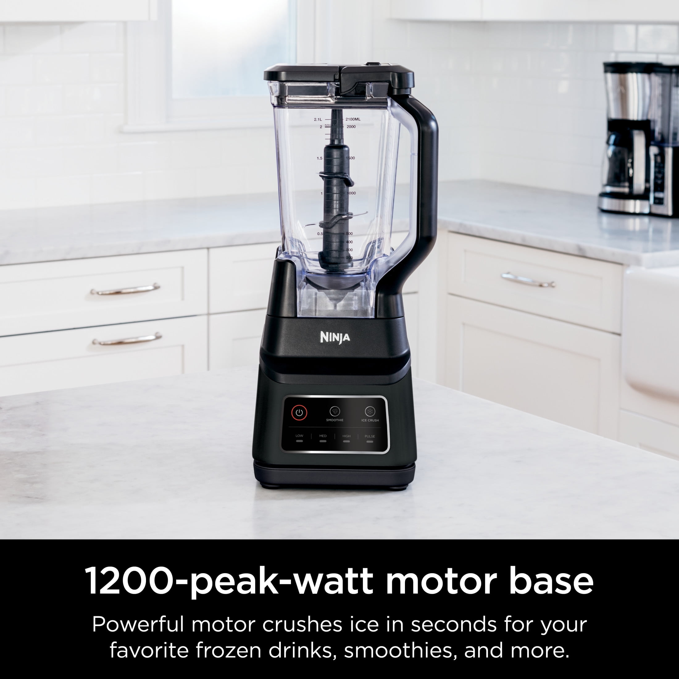 Ninja Professional Plus 72 Oz Blender  Smoothies  Ice Crush with 2 Auto iQ Preset Programs  1200W  BN700 Black