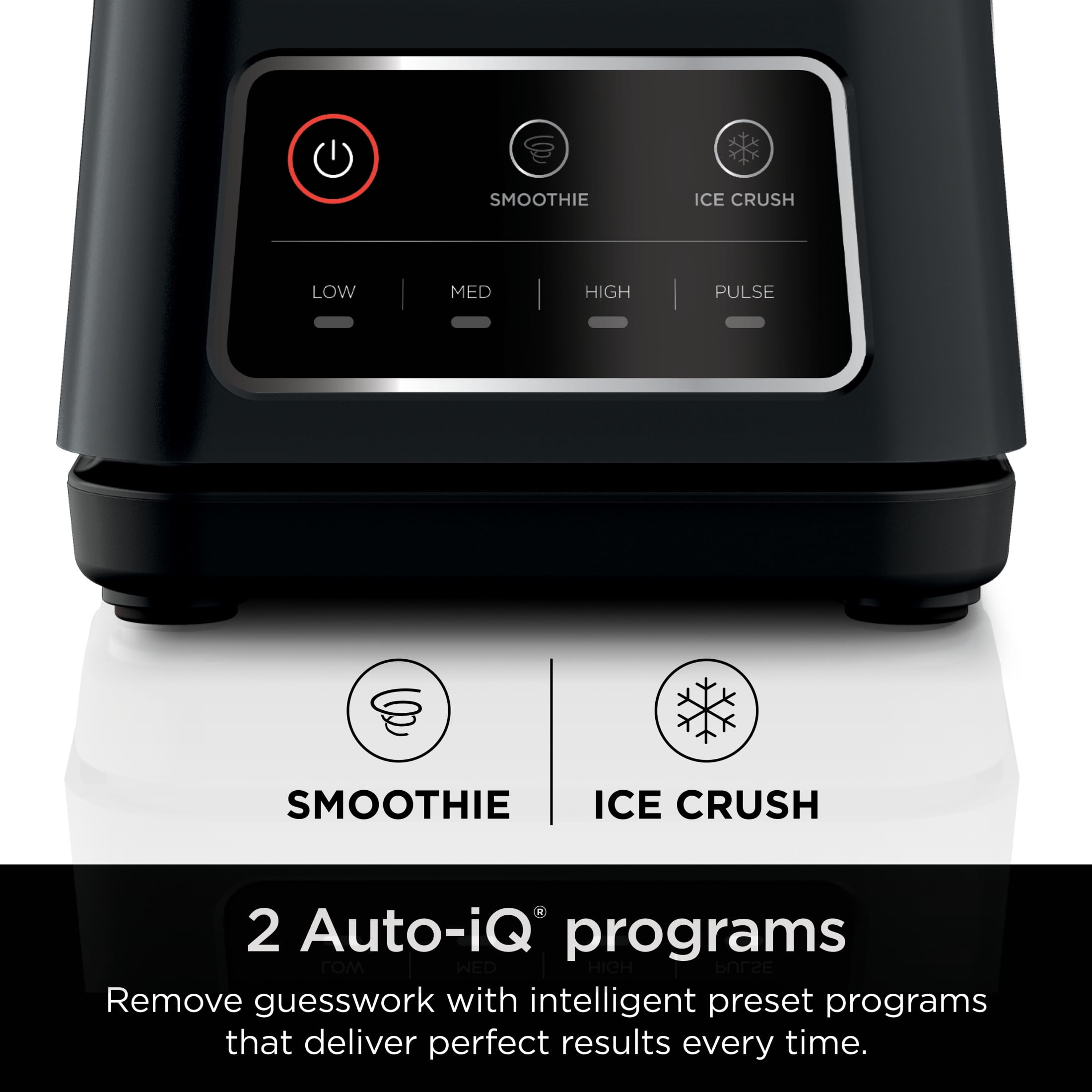 Ninja Professional Plus 72 Oz Blender  Smoothies  Ice Crush with 2 Auto iQ Preset Programs  1200W  BN700 Black