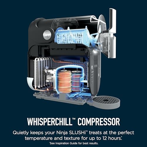 Ninja SLUSHi Frozen Drink & Slushie Machine with RapidChill Technology   88 oz  Easy Fill Vessel   5 Preset Programs   Make Margaritas  Frappés  & More   With Dishwasher Safe Parts   Black   FS301