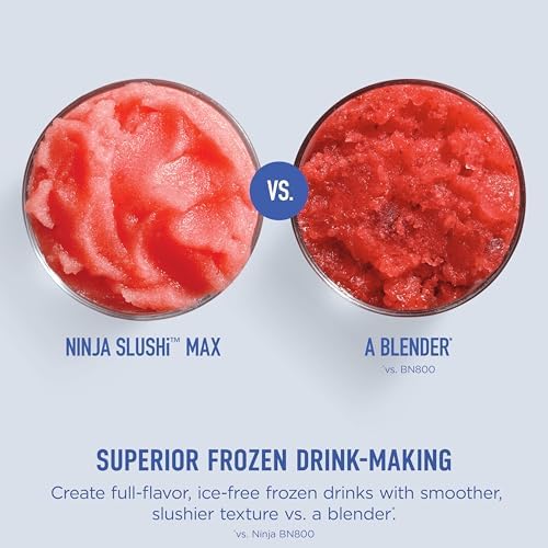 Ninja SLUSHi Max XXL Smart Frozen Drink Maker  Top Performance  Smart Technology  Party Size 150 Oz Capacity  No Ice Needed  6 Programs  Ideal Temp  Texture up to 12 Hours  Peach  FS605