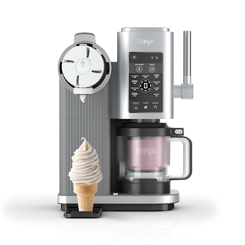 Ninja Swirl by CREAMi Ice Cream and Soft Serve Maker  Sorbet  Milkshake  Frozen Yogurt  Low Calories Program & More  13 in 1  Soft Serve Handle   2  CREAMi Swirl 16oz Pints  For Kids & ALL ages  NC701