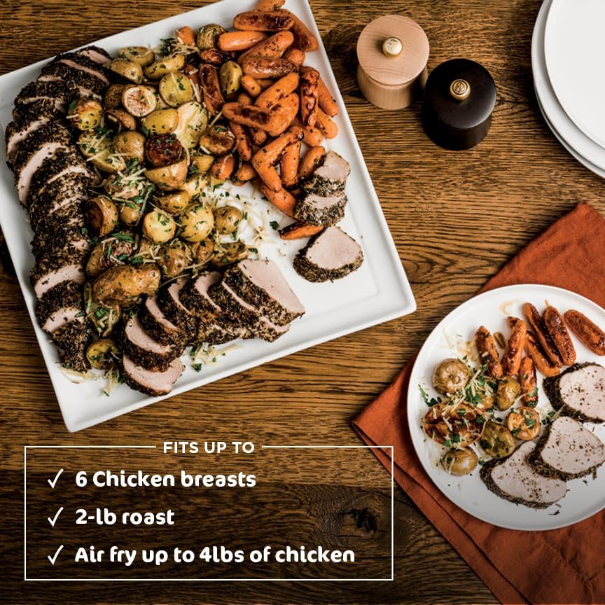 Ninja  Toaster Oven  Air Fryer  Thermometer  Toaster Oven Air Fryer Combo  Stainless Steel  Quick meals  Fries  Frozen Food  Air Fry  Dehydrate  Reheat  13 in 1 Less Oil  Flip Away Oven  Foodi  SP351