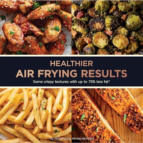Ninja   French Door Premier Air fry Oven   10 in 1 functions   20 3 qt capacity   5 qt Air Fry Basket  Sheet Pan  Wire Rack  Broil Rack   PFAS free Cooking Surface  Dishwasher Safe Accessories   FO101