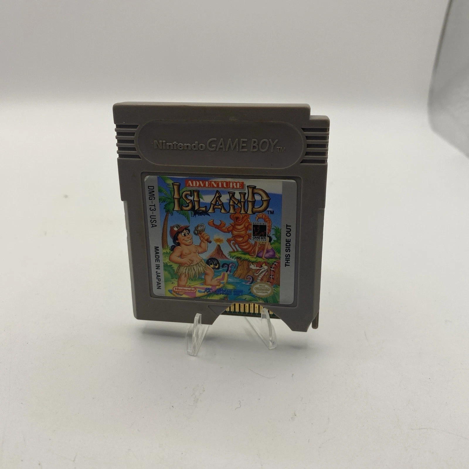Nintendo Adventure Island Game Boy NTSC Loose Game Cartridge  SHELL DAMAGE