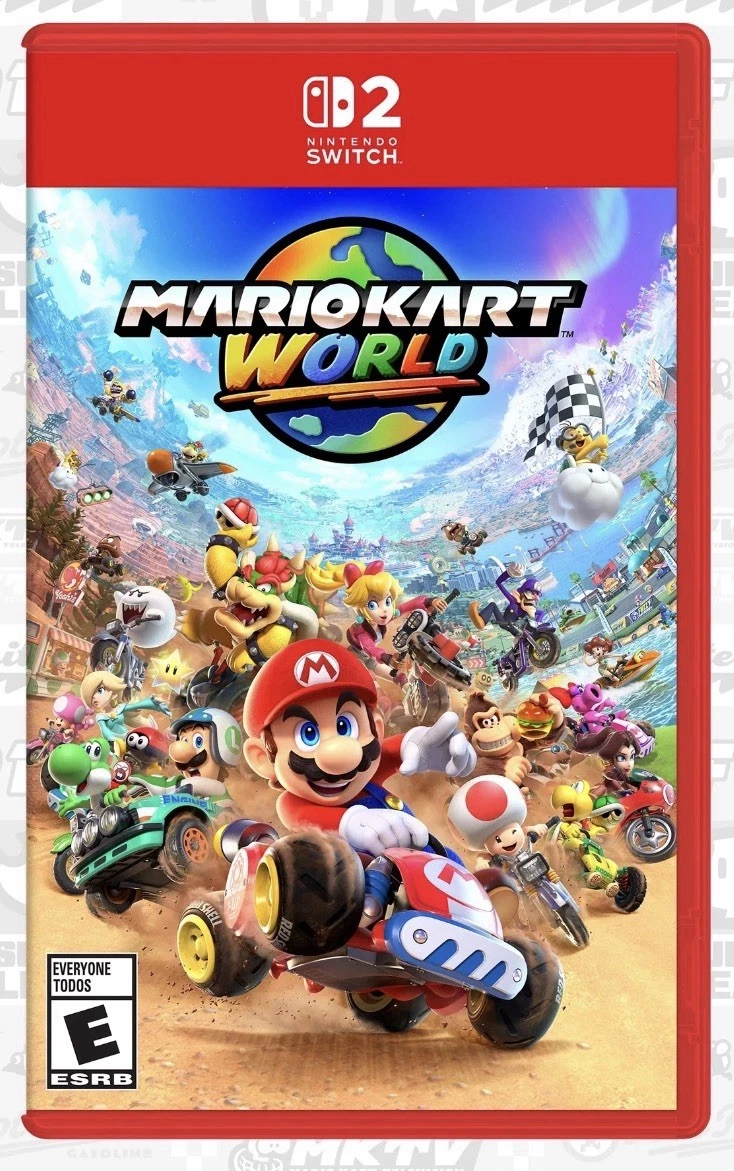 Nintendo Mario Kart World Racing Switch 2 Multiplayer Online E NTSC U/C Sealed