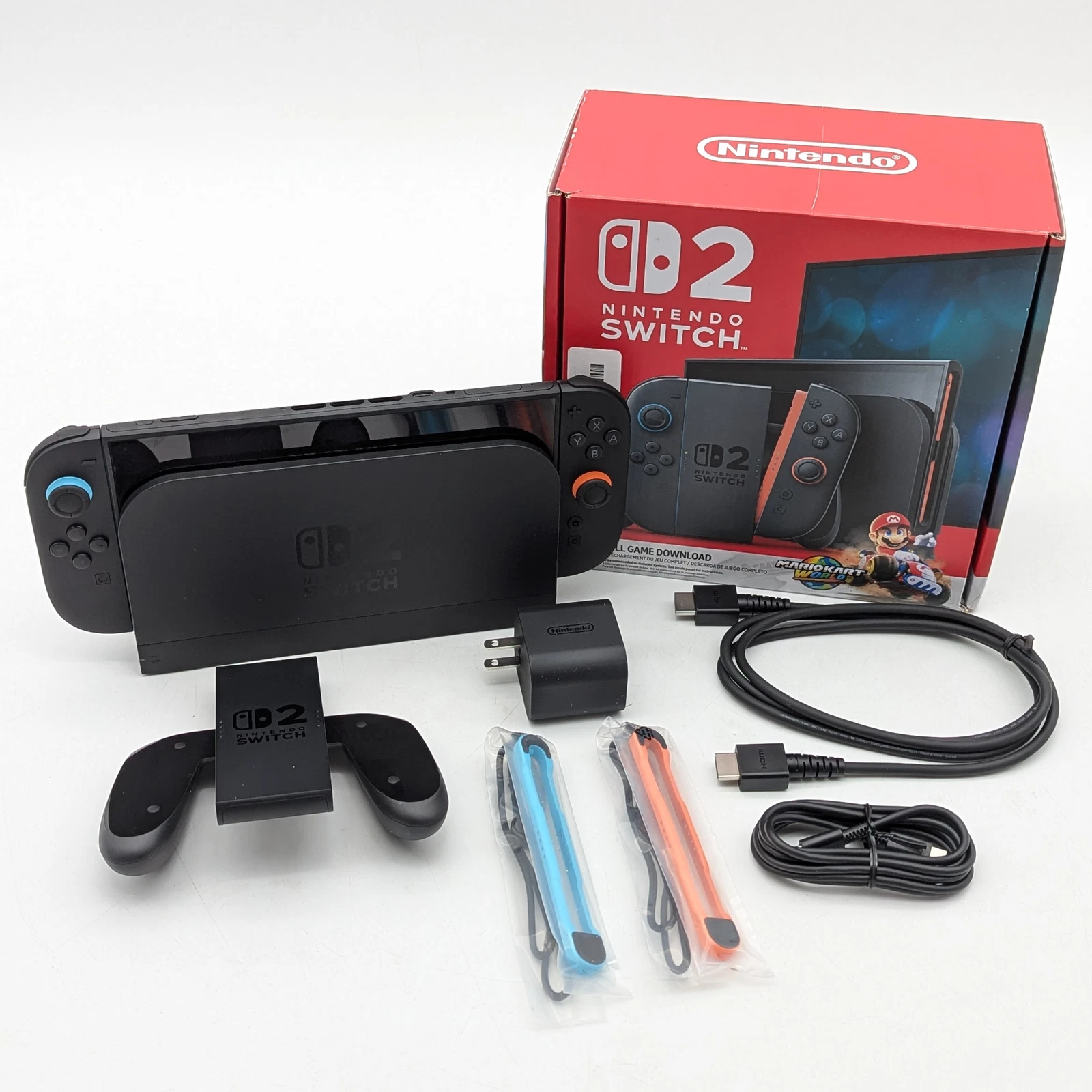 Nintendo Switch 2 Mario Kart World Bundle 256GB Handheld Gaming Console BEE 001