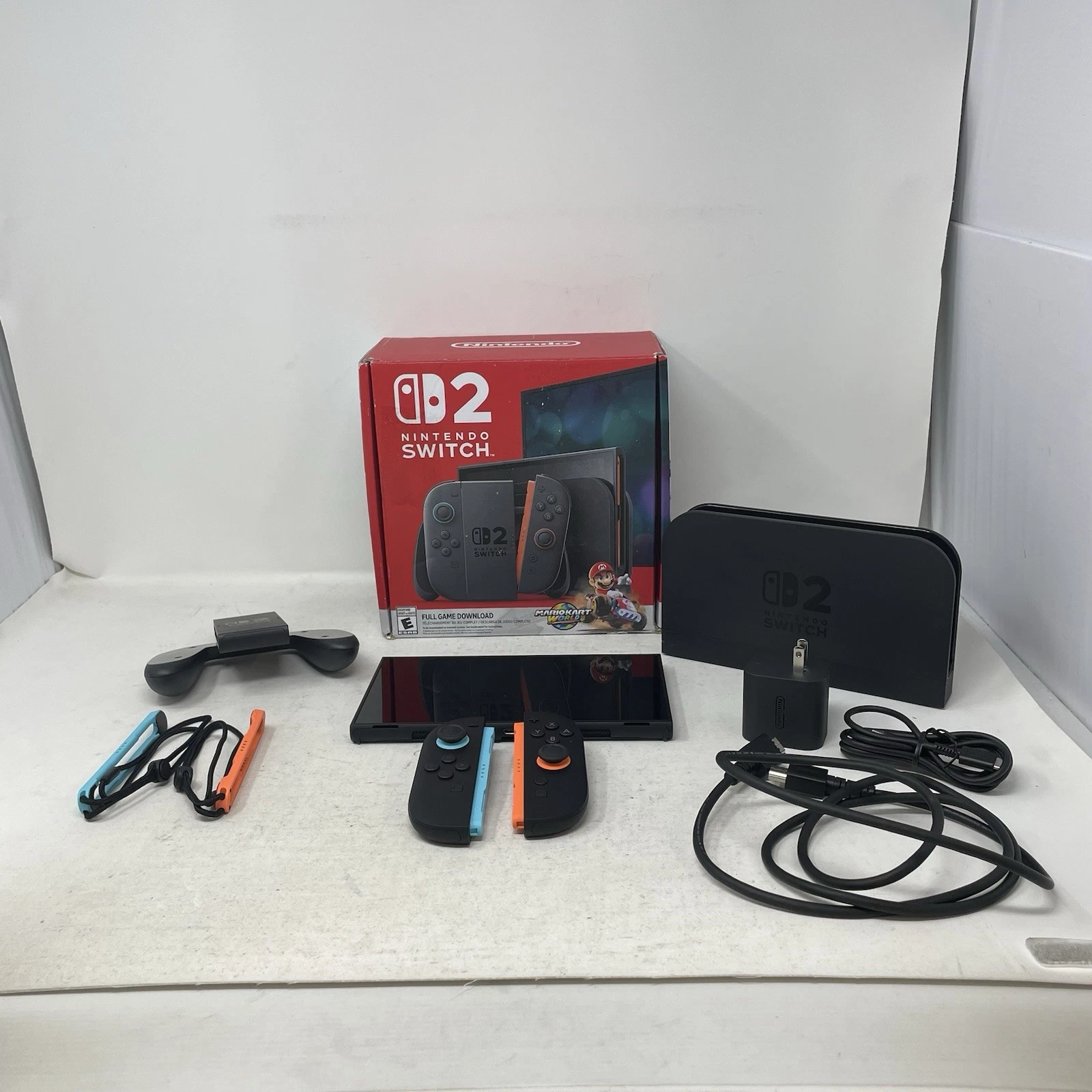 Nintendo Switch 2 System Handheld Console Black 256GB w/ Controllers  Read 