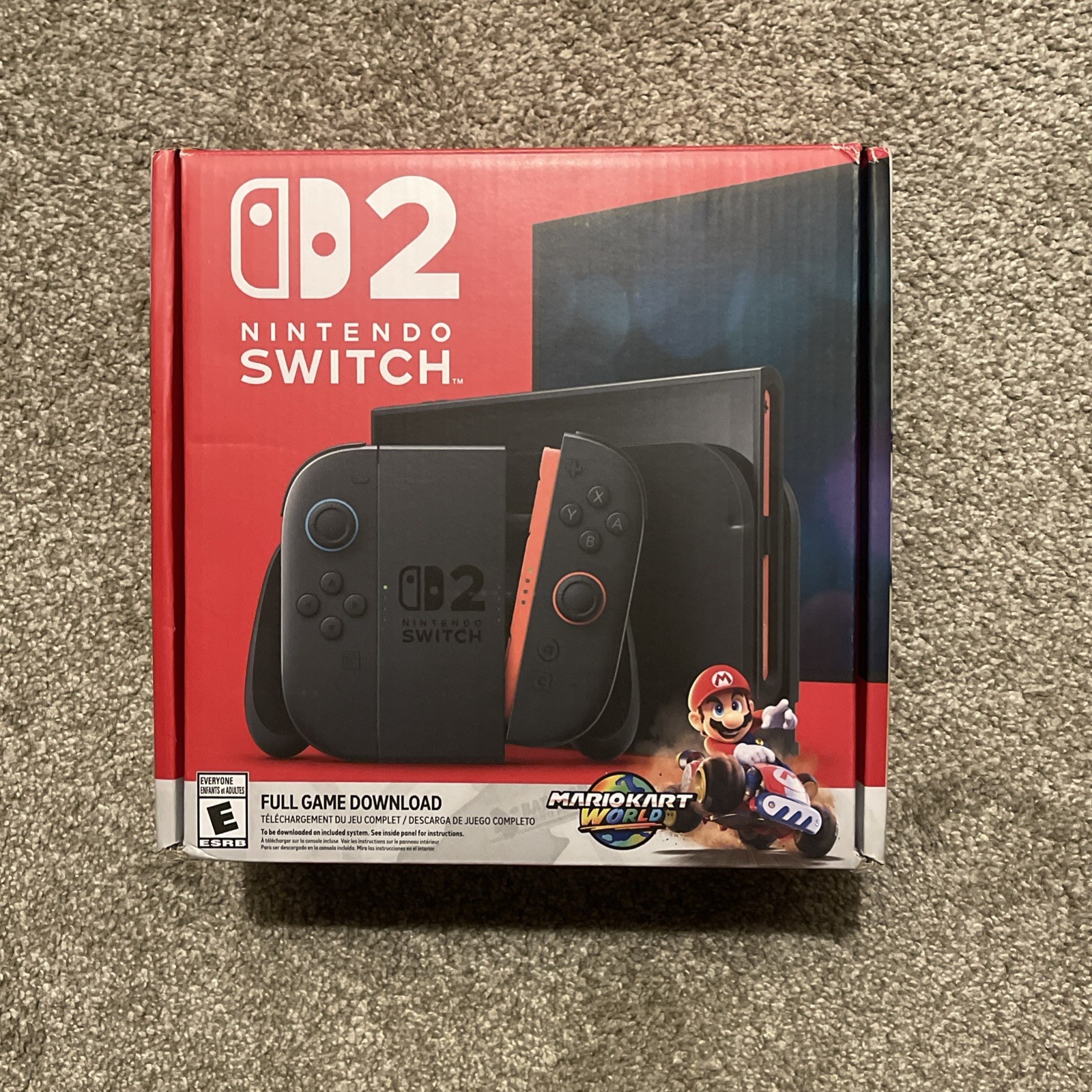 Nintendo Switch 2 Without the Mario Kart Game Comes with all accessories 