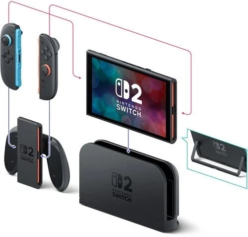 Nintendo Switch 32GB Handheld Console   Neon Red/Neon Blue