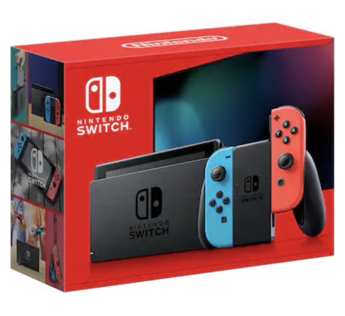Nintendo Switch Console HDMI w/ Neon Red & Blue Controllers  Brand New  Sealed 