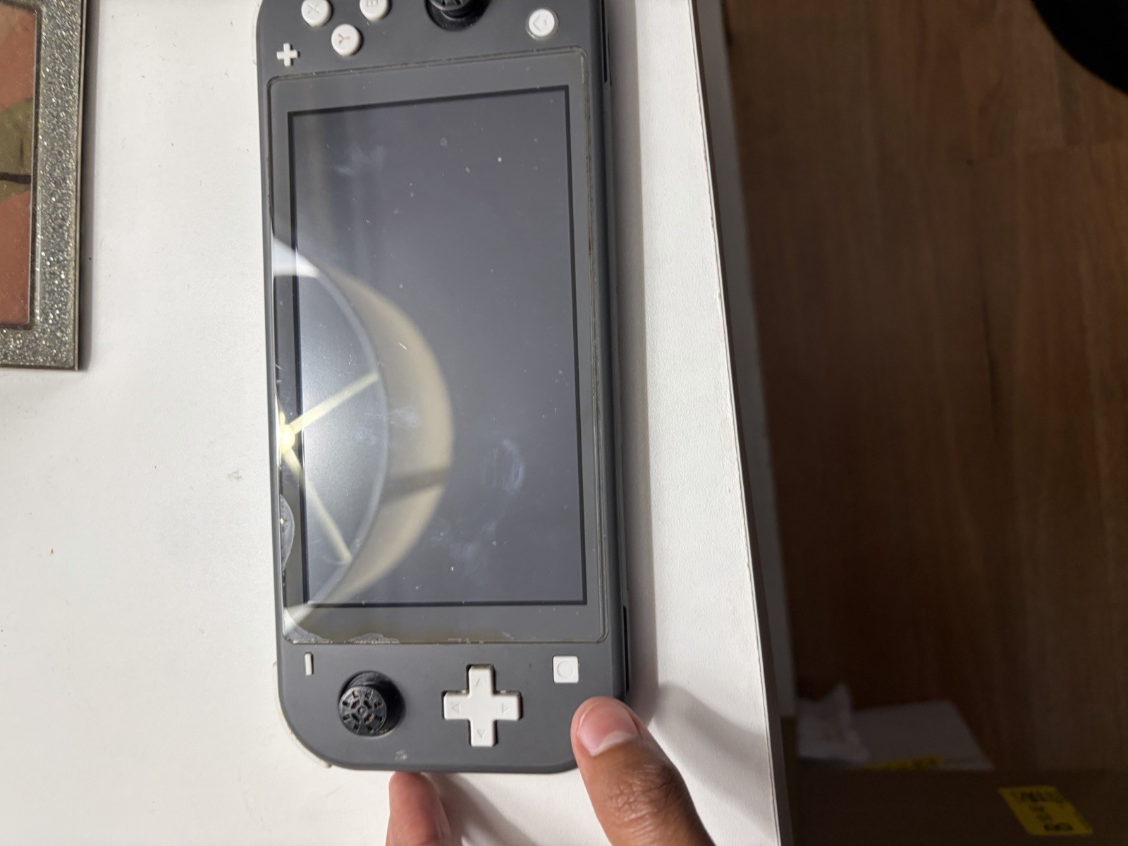 Nintendo Switch Lite Handheld System Console  only problem is the right stick  