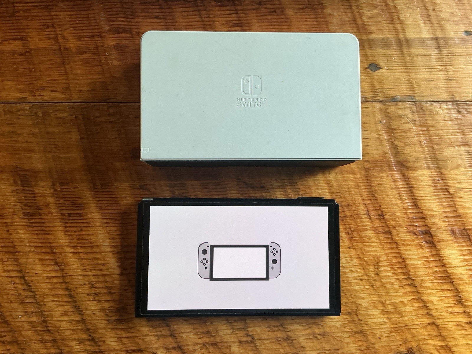 Nintendo Switch OLED Console ONLY  Tablet And Dock ONLY No Controllers