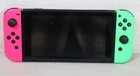 Nintendo Switch Video Game Console Only HAC 001  01  Pink/Green   Free Shipping