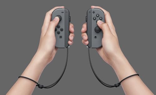 Nintendo Switch with Gray Joy Con   HAC 001  01 