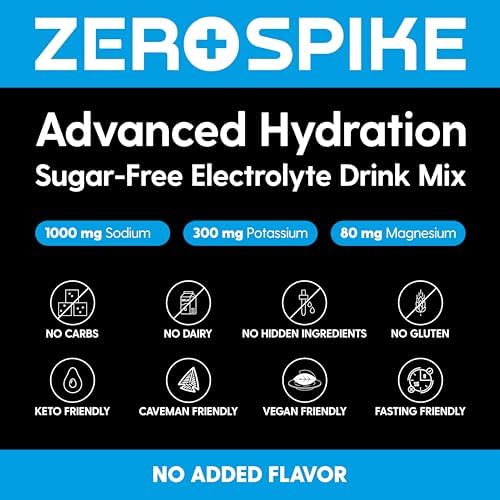 No Sugar Electrolytes Powder Packets   Keto & Fasting Salts Drink Mix   Supplements  The Key Hydration Nutrients Missing from Purified Water   Clean  Unflavored  Calorie Free   30 Sticks
