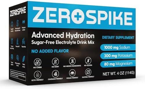 No Sugar Electrolytes Powder Packets   Keto & Fasting Salts Drink Mix   Supplements  The Key Hydration Nutrients Missing from Purified Water   Clean  Unflavored  Calorie Free   30 Sticks