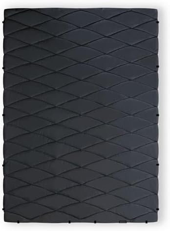 Nomadix Puffer Blanket   Water Resistant  Eco Friendly Insulated Blanket with Snaps for Camping  Beach  and Travel  Made from Recycled Materials