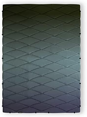 Nomadix Puffer Blanket   Water Resistant  Eco Friendly Insulated Blanket with Snaps for Camping  Beach  and Travel  Made from Recycled Materials