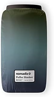 Nomadix Puffer Blanket   Water Resistant  Eco Friendly Insulated Blanket with Snaps for Camping  Beach  and Travel  Made from Recycled Materials