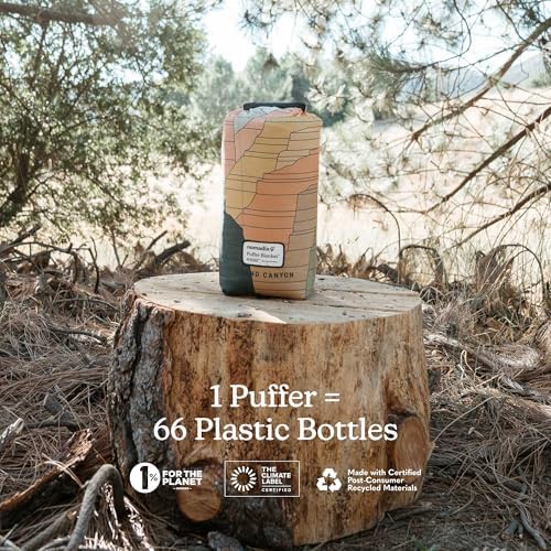 Nomadix Puffer Blanket   Water Resistant  Eco Friendly Insulated Blanket with Snaps for Camping  Beach  and Travel  Made from Recycled Materials