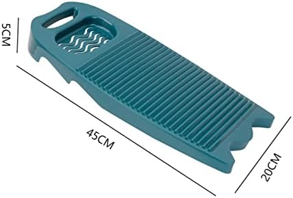 Non Slip Laundry Washing Board  Household Washboard  Hand Wash Board  Manual Wash Clothes Laundry Pad Scrubbing Board for Household 15 7x8 07x1 06inches   C Dark Blue