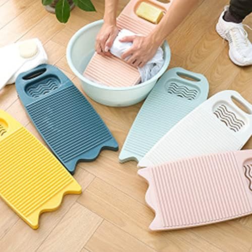 Non Slip Laundry Washing Board  Household Washboard  Hand Wash Board  Manual Wash Clothes Laundry Pad Scrubbing Board for Household 15 7x8 07x1 06inches   C Dark Blue