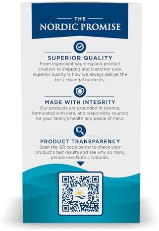 Nordic Naturals Ultimate Omega  Lemon Flavor   120 Soft Gels   1280 mg Omega 3   High Potency Fish Oil Supplement with EPA & DHA   Promotes Brain & Heart Health   Non GMO   60 Servings