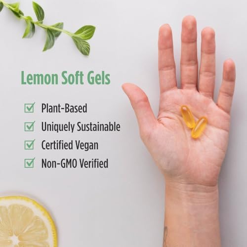 Nordic Naturals Ultimate Omega Plant Based Vitamin with Vitamin D3 K2 60 Vegetarian Soft Gels   1210 mg Omega 3s Plus 2000 IU D3 and 90 mcg K2   Promotes Brain Health   Non GMO   30 Servings