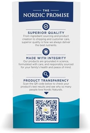 Nordic Naturals Ultimate Omega Plant Based Vitamin with Vitamin D3 K2 60 Vegetarian Soft Gels   1210 mg Omega 3s Plus 2000 IU D3 and 90 mcg K2   Promotes Brain Health   Non GMO   30 Servings