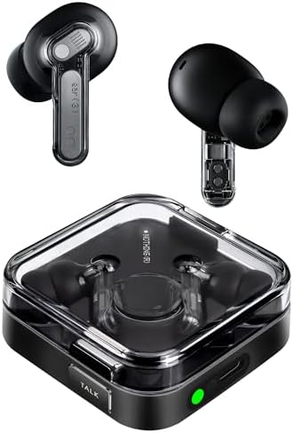 Nothing Ear  3  Wireless Earbuds Super Mic 45dB Hybrid Active Noise Cancelling Bluetooth Headphones Hi Res 6 Mics  12mm Dynamic Bass Boost  Dual Connect ANC Sport Ear Buds for iPhone Android  White