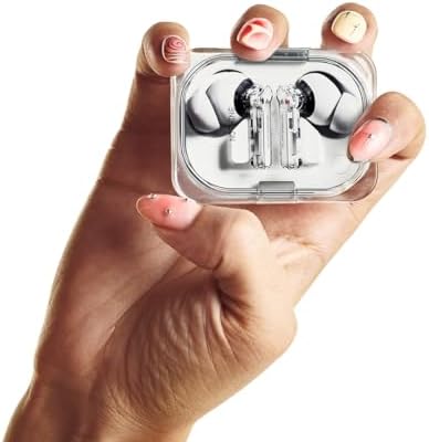 Nothing Ear  a  Wireless Earbuds  45dB Hybrid Noise Cancelling Earbuds  Hi Res Audio  Advanced Equaliser  Dual Connect  6 Mics  42 5H Playtime Ear Buds Wireless Bluetooth  White